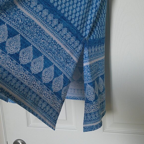 Show Me Your Mumu carter tunic blue paisley - size Small - EUC - Picture 3 of 6